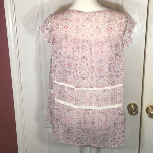 Xhilaration Medium thin short sleeve blouse - Picture 5 of 6